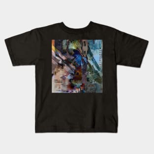 Glitch effect art Kids T-Shirt